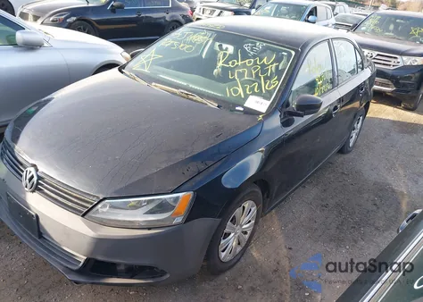 2012 Volkswagen Jetta 2.0L S из США, поврежденный, VIN 3VW1K7AJ3CM321012